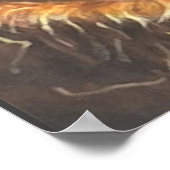 Vögel, die zusammen fliegen poster (Ecke)