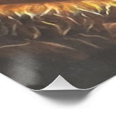 Vögel, die zusammen fliegen poster (Ecke)