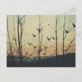 Vögel - Doppelbelastung Postkarte (Vorderseite)