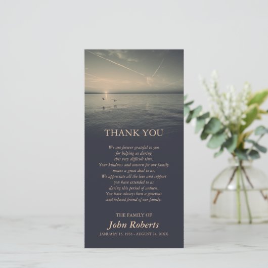 Vögel durch dankeskarte (Stehend Vorderseite)