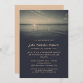 Vögel durch Holzkohlen-Gedenkveranstaltung des Einladung (Vorne/Hinten)