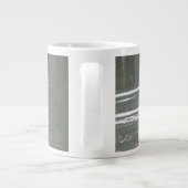 Vögel ein Paar Löwen Jumbo-Tasse (Rückseite)