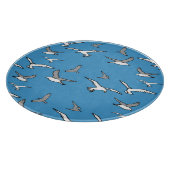 Vögel - eine Schleuse der Möwen Schneidebrett (Ecke)