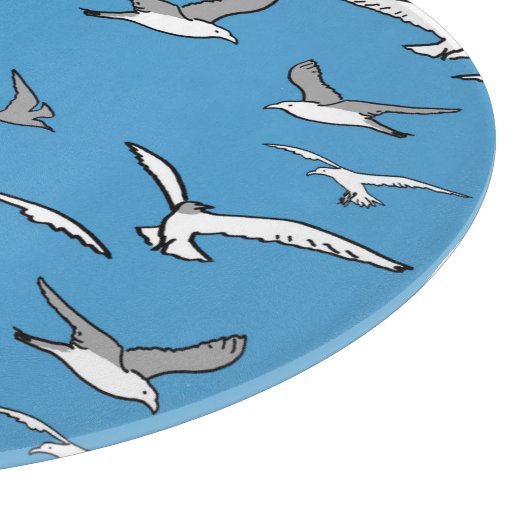 Vögel - eine Schleuse der Möwen Schneidebrett (Ecke)