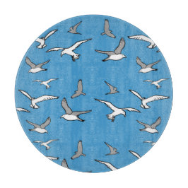 Vögel - eine Schleuse der Möwen Schneidebrett