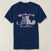 Vögel einer Feather Dovewing und Jayfeather T-Shirt (Design vorne)