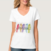 Vögel einer Feather Frauen Tee (Vorderseite)