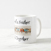 Vögel einer Feather-Kaffee-Tasse Kaffeetasse (VorderseiteRechts)