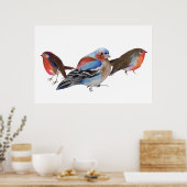 Vögel einer Feder 2011 Poster (Küche)