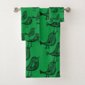 Vögel einer Feder Badhandtuch Set (Insitu)