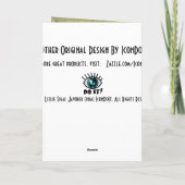 Vögel einer Feder (Blankenkarte) Karte (Rückseite)