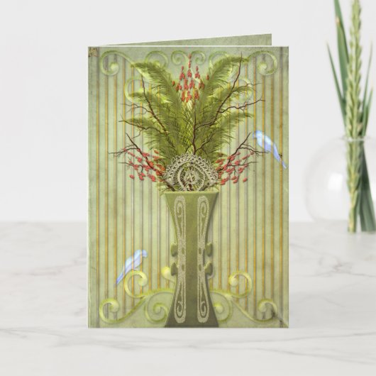 Vögel einer Feder (Blankenkarte) Karte (Vorderseite)