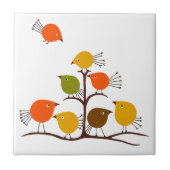 Vögel einer Feder Fliese (Vorderseite)
