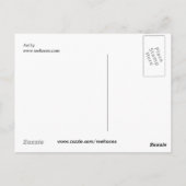 Vögel einer Feder Postkarte (Rückseite)