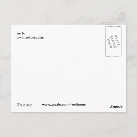 Vögel einer Feder Postkarte (Rückseite)