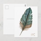 Vögel einer Feder Postkarte (Vorne/Hinten)