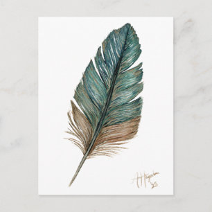 Vögel einer Feder Postkarte
