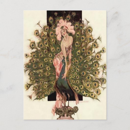 "Vögel einer Feder" von FX Leyendecker Postkarte (Vorderseite)