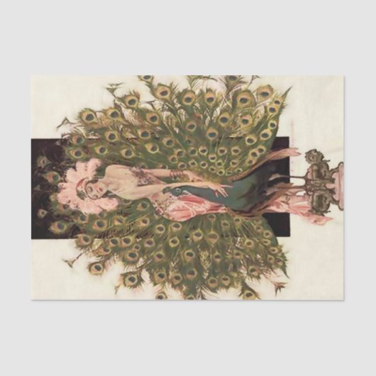 "Vögel einer Feder" von FX Leyendecker Seidenpapier (Vorderseite)