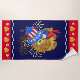 VÖGEL EINER FEIERSTADT STRANDTUCH