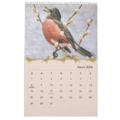 Vögel eines Feather-Kalenders 2024 Kalender (Mär 2026)