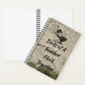 Vögel eines Feather-Notebooks Notizblock (Innen)