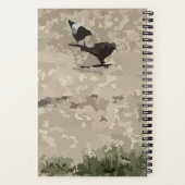 Vögel eines Feather-Notebooks Notizblock (Rückseite)