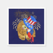 VÖGEL EINES FEATHER - PAPIERNAPKINE SERVIETTE (Vorderseite)