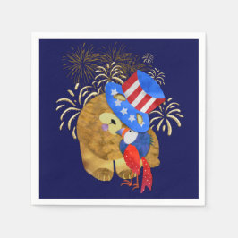 VÖGEL EINES FEATHER - PAPIERNAPKINE SERVIETTE