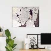 Vögel eines Feather-Posters Poster (Heimbüro)