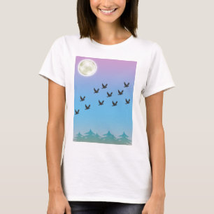 Vögel eines Feather-Shirts T-Shirt