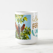 Vögel eines Feather United We Gather Keramik Tasse (Mittel)