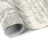 Vogel-Eintagsfliegen Decoupage Plakat Geschenkpapier (Rolleneckpunkt)