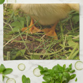 Vögel, Enten, Enten, Enten, Gelb, Natur, niedlich, Geschirrtuch (Gefaltet)