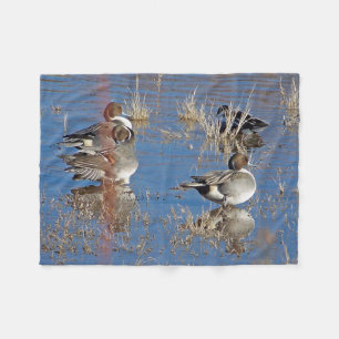 Vogel-Enten-Tier-Teich-Fleece-Decke Fleecedecke