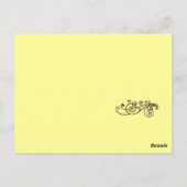 Vögel Er wird dich mit seinen Federn bedecken; Postkarte (Rückseite)