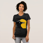 Vogel eyecontact Entwurfs-Logogeschenke T-Shirt (Vorne ganz)
