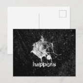 Vogel fallen sonnig und Cool Postkarte (Vorne/Hinten)