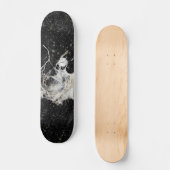 Vogel fallen sonnig und Cool Skateboard (Vorderseite)