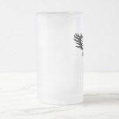 Vogel-fallende Bomben - K Mattglas Bierglas (Mittel)