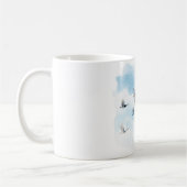 Vögel fliegen blauer Himmel Wolken Kaffeetasse (Links)
