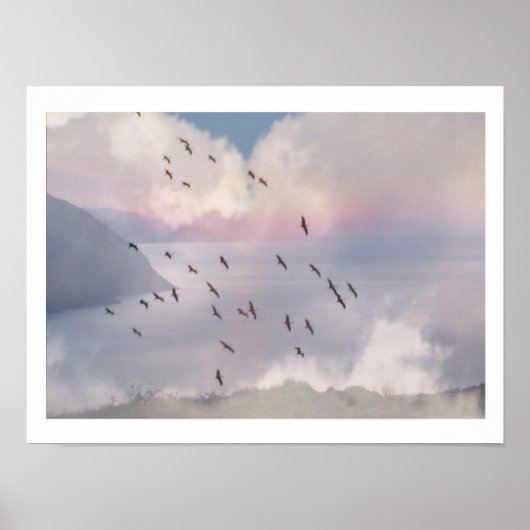 VÖGEL FLIEGEN IN DER GRUPPE POSTER (Vorne)