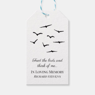 Vögel fliegen in der Liebe zum Gedächtnis Bird See Geschenkanhänger