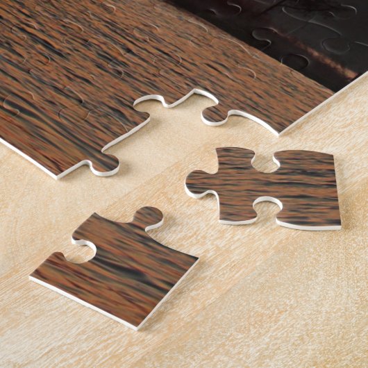 Vögel fliegen in Sunset Sky über den East Lake Puzzle (Seite)