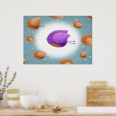 Vögel fliegen - Plakatdruck Poster (Küche)