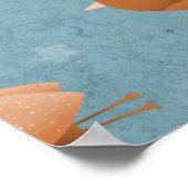 Vögel fliegen - Plakatdruck Poster (Ecke)