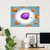 Vögel fliegen - Plakatdruck Poster (Heimbüro)