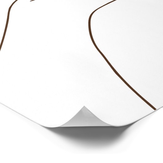 Vögel fliegen poster (Ecke)