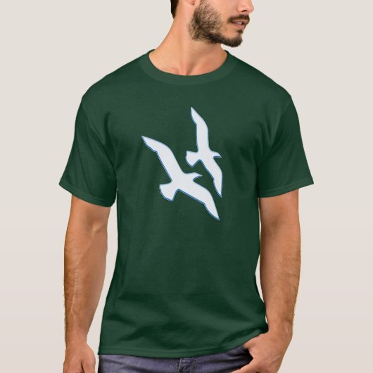 Vogel-Fliegen T-Shirt (Vorderseite)