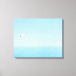 Vogel fliegen über den Ozean in Hawaii Leinwanddruck